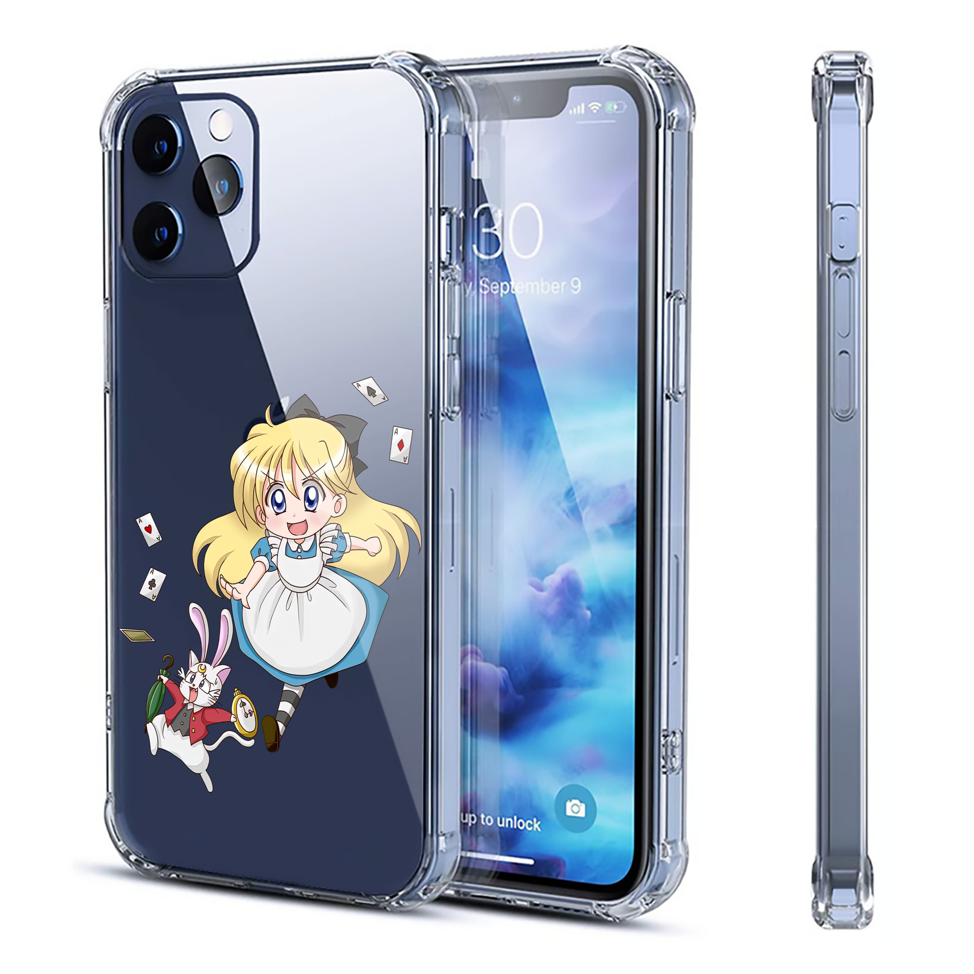 （画像用） 美少女戦士セーラームーン 愛野 美奈子 あいの みなこ Sailor Moon Aino Minako 【iPhone 12シリーズ対応】透明スマホケース（クリアソフトケース）